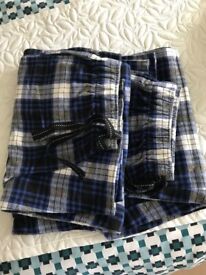 image for FOUR PAIRS OF WARM MENS PYJAMA BOTTOMD