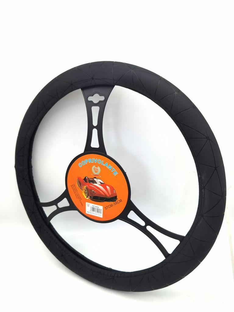 Coprivolante Copri Volante Auto Nero 37-39cm Con Presa Comfort 02004 sus