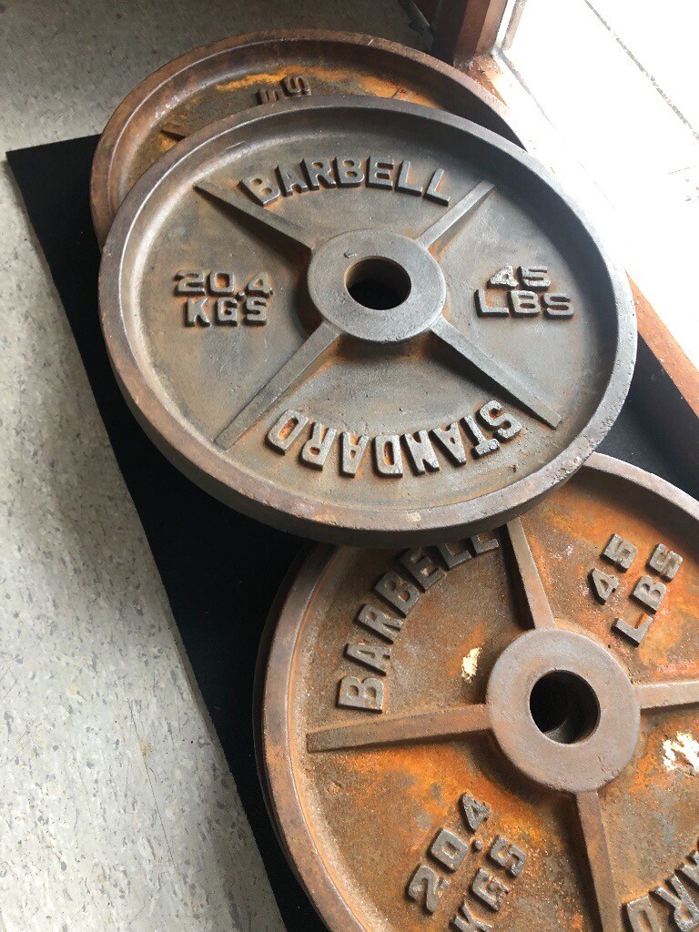 Cast Iron 20kg Olympic Weight plates in Malone, Belfast Gumtree