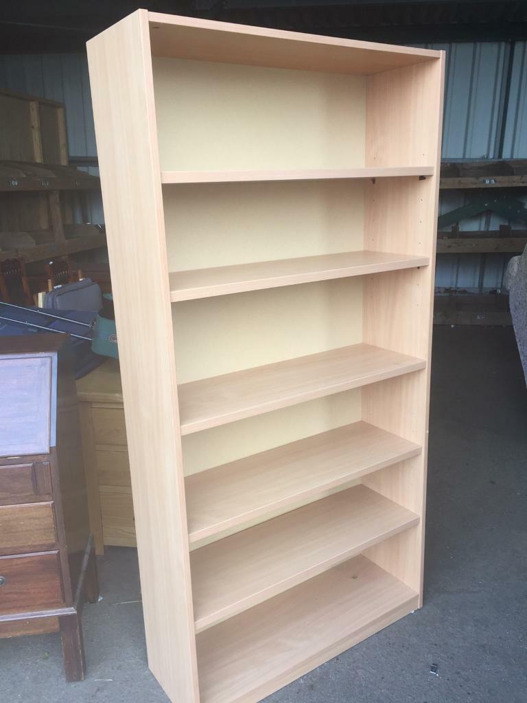 Good quality solid beech effect shelf unit, delivery available in Norwich, Norfolk Gumtree