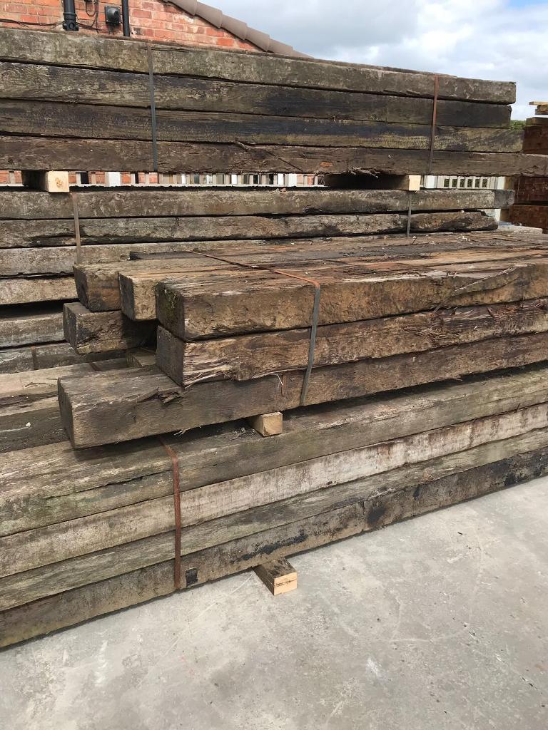 🌻 •Used• Wooden/ Timber Railway Sleepers in Sale, Manchester Gumtree