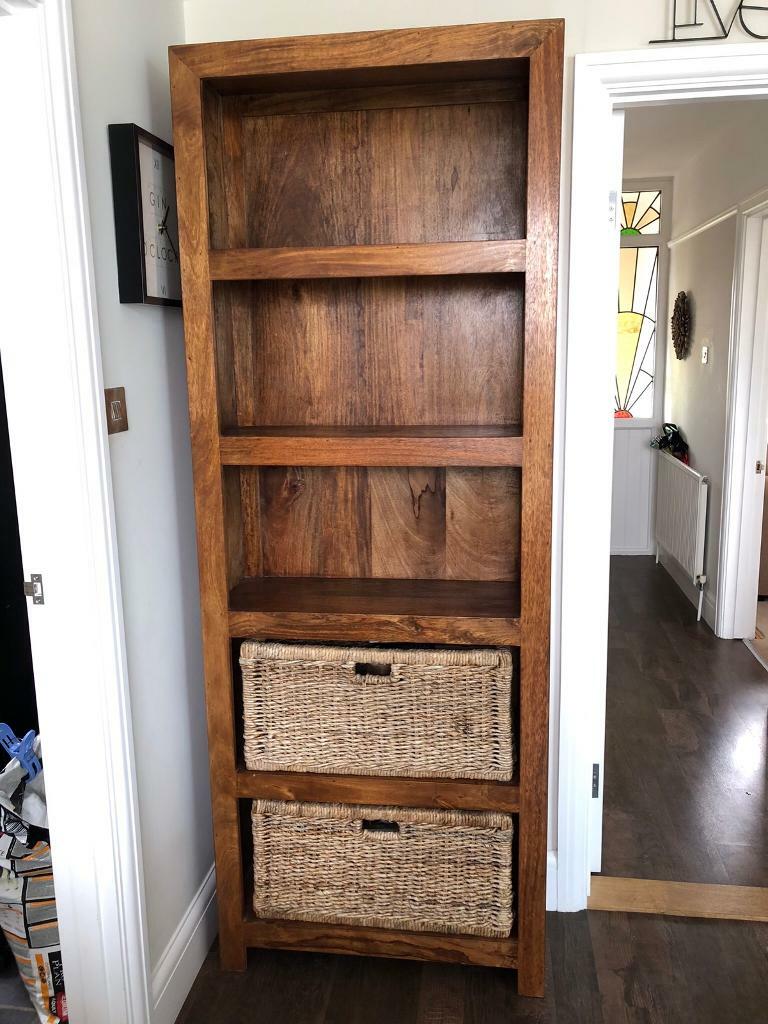 Mango Wood Dakota Tall Bookcase/Shelves in Torquay, Devon Gumtree