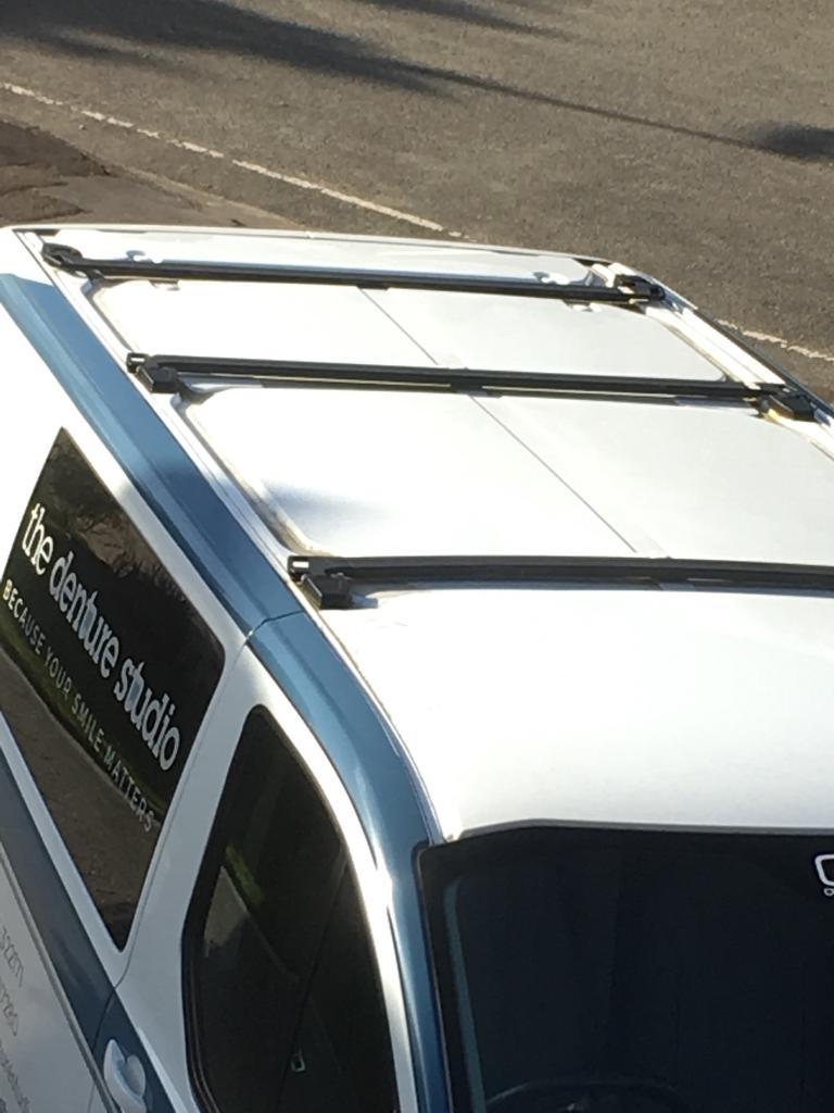 Transit custom fold down roof bars, rack in East Grinstead, West