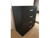 Black Chest Of Drawer In West Yorkshire Bedroom Dressers