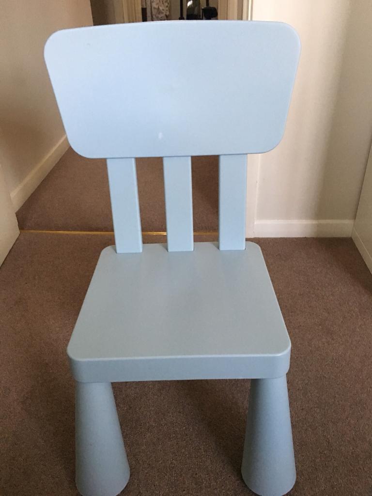 IKEA MAMMUT Children’s Chair light blue in Swindon, Wiltshire Gumtree