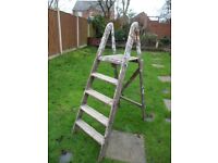 Vintage wooden step Ladders
