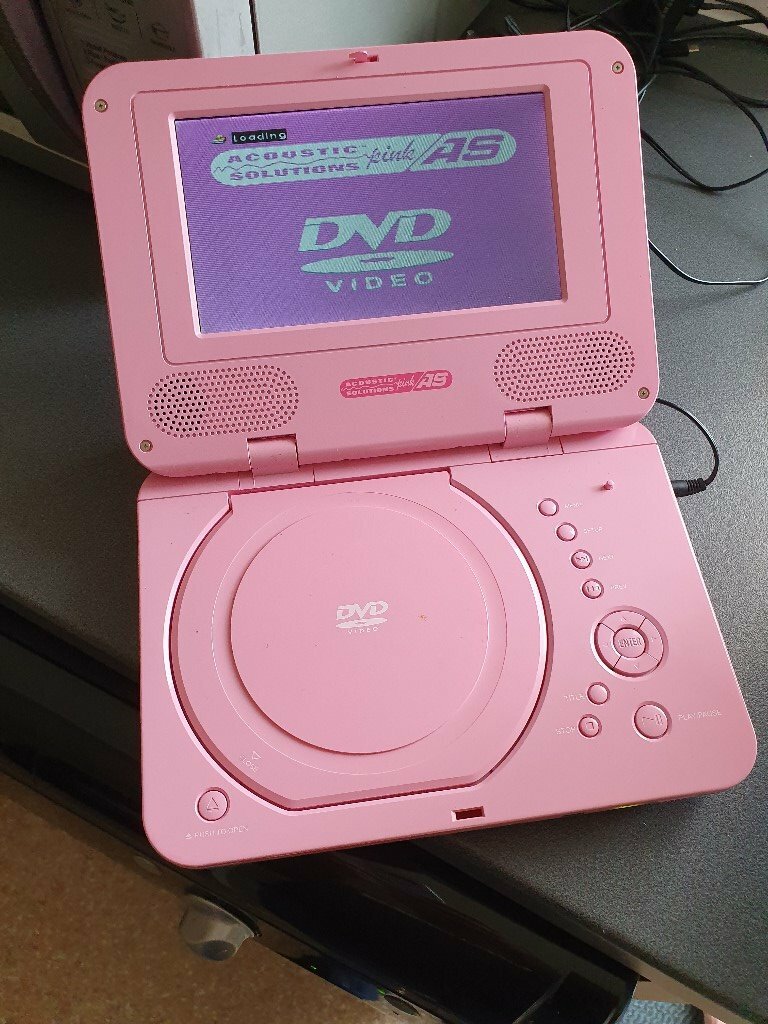 pink mobile dvd player in Fordingbridge, Hampshire Gumtree