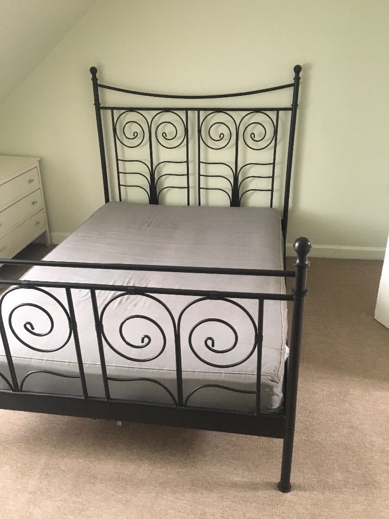Cast iron style bed frame & mattress in Leith Links, Edinburgh Gumtree