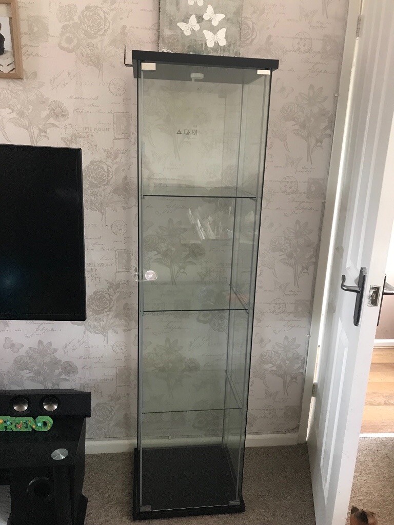 Ikea Tall Glass Display Cabinet In Wimborne Dorset Gumtree