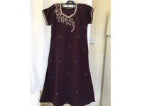  Lady' 3 piece suit new poly Kurta:78cm shoulder,96cm bust,90cm waist,10cm Lslee 