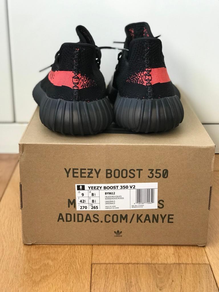 350 Bred Yeezy Red Legit Check Legit Check Yeezy Bred Size Tag - Main Image