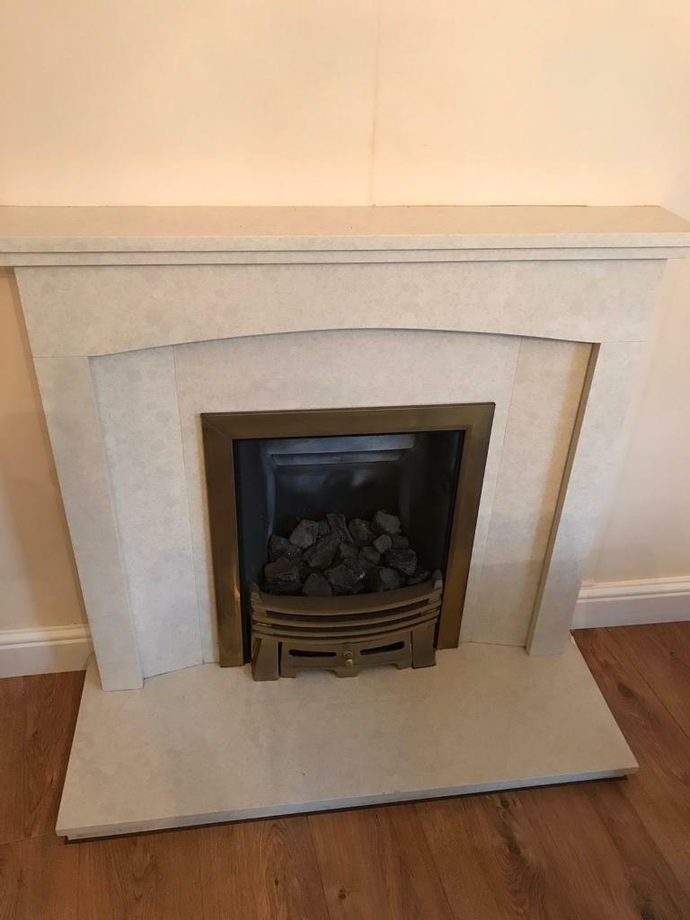 Marble fire surround in Rainford, Merseyside Gumtree