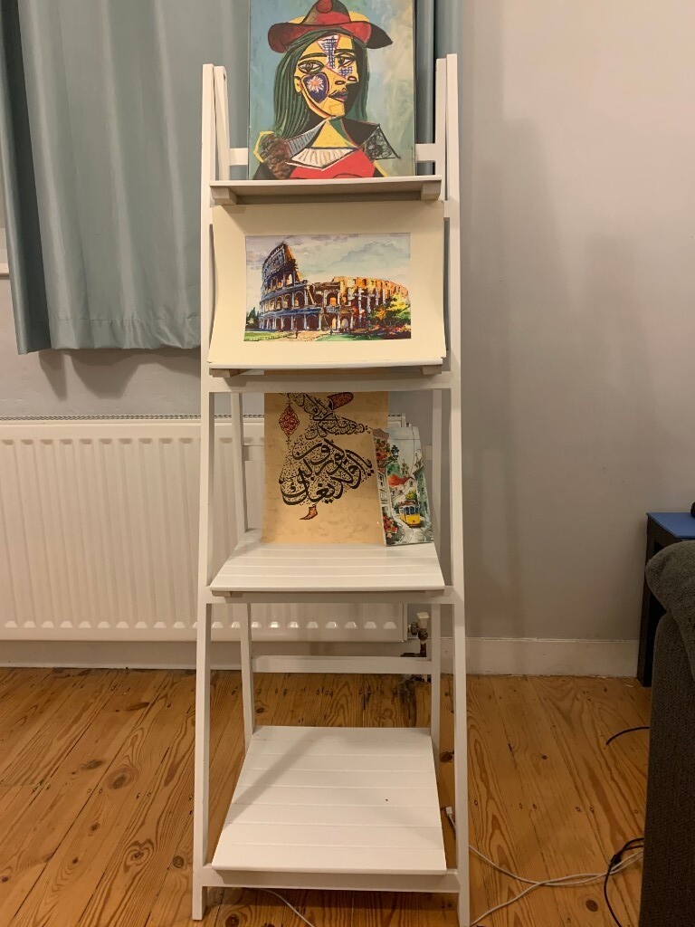 4 tier folding ladder shelf white for sale in Wimbledon, London Gumtree