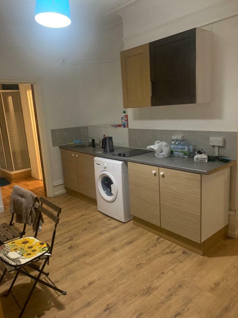 large studio flat seperate kitchen all bills incuded dss accepted in