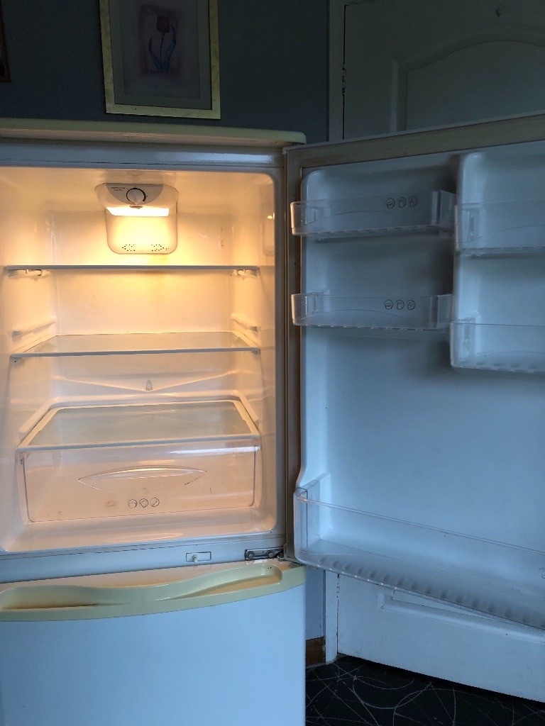 LG Fridge freezer, good working condition.150cm height and 55cm width