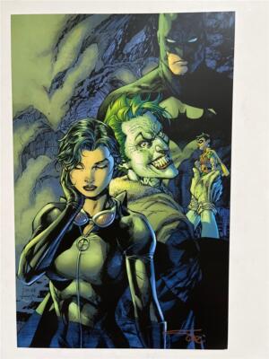 SDCC 2022 SIGNED Litho Art Print by Alex Sinclair Batman / Catwoman # 2  Cover