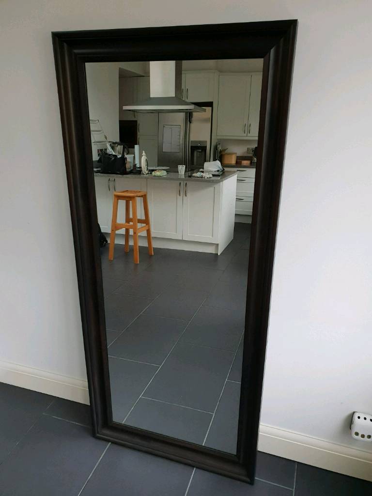 HEMNES Mirror Black brown 74 x 165 cm HEMNES black brown, Mirror, 74x165 cm