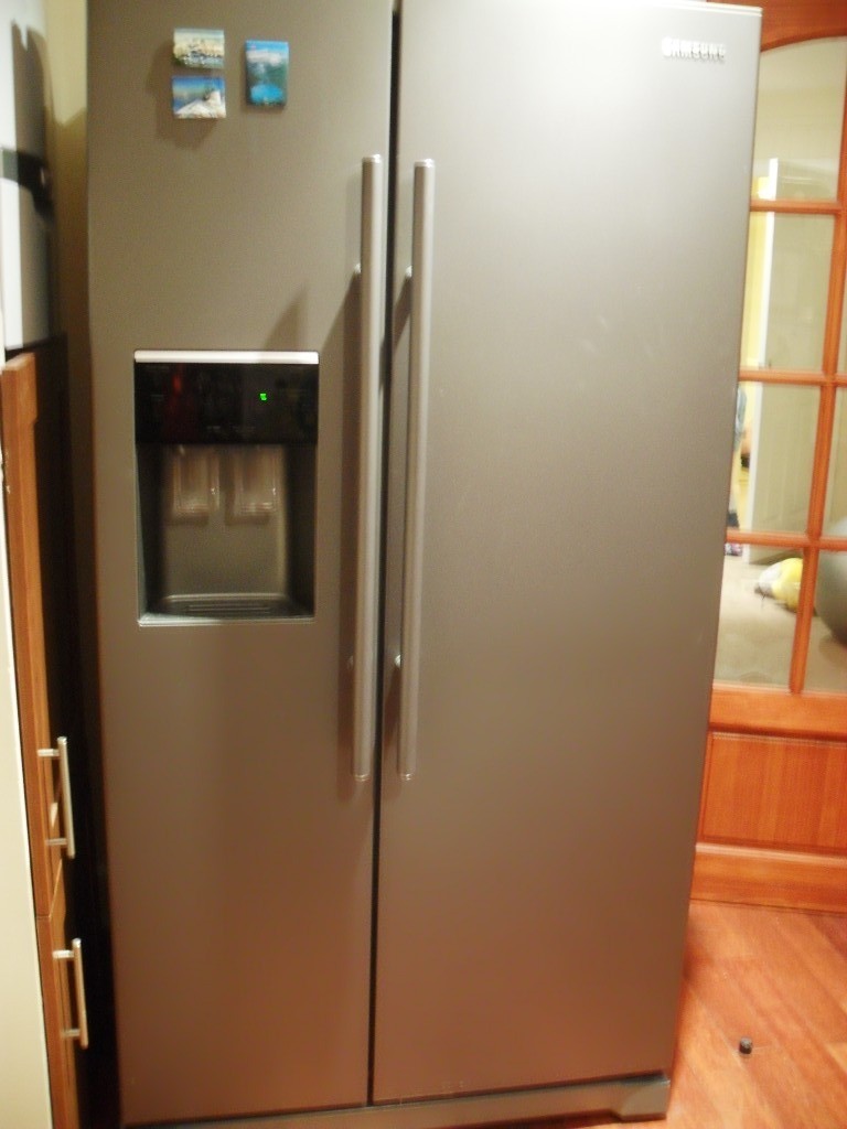 Samsung AmericanStyle Fridge Freezer Grey/Graphite Good Condition