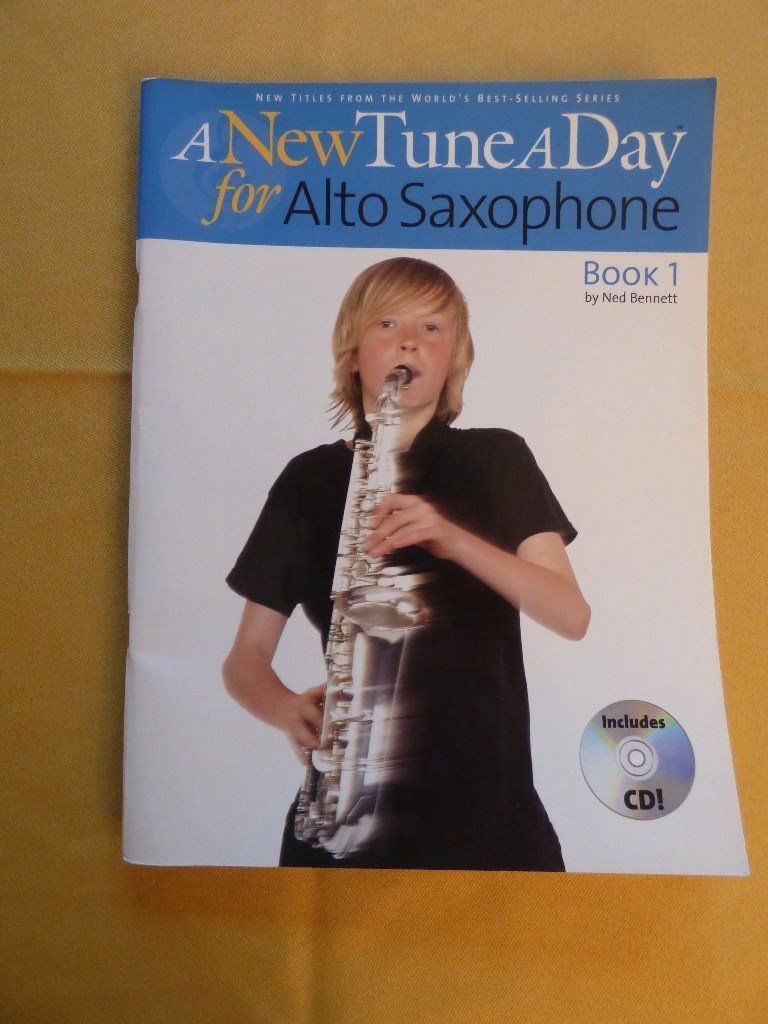 Selection of music books for beginner alto saxophone. in Kelsall