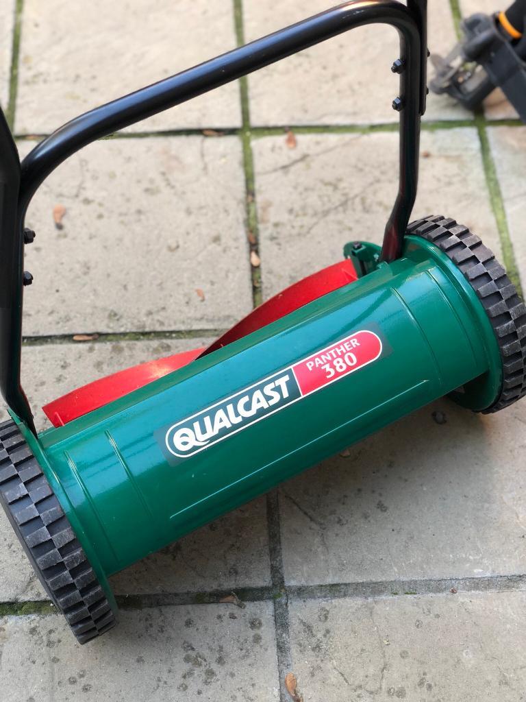 Sold -Flymo trimmer, weed puller, and manual lawn mower - sold