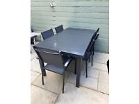 BRAND NEW Garden Table & Chairs 6 Seater Dining Set