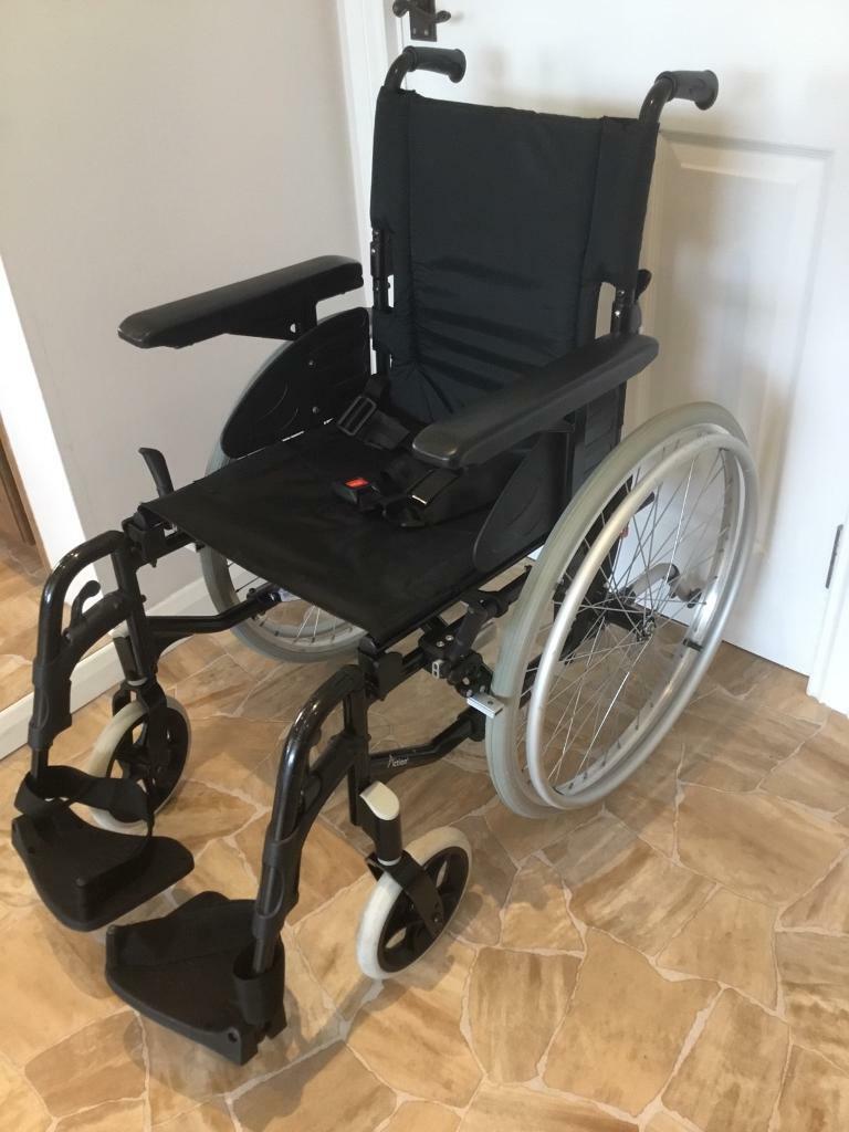 INVACARE ACTION 3 SELF PROPELLED WHEELCHAIR (CAN DELIVER) in
