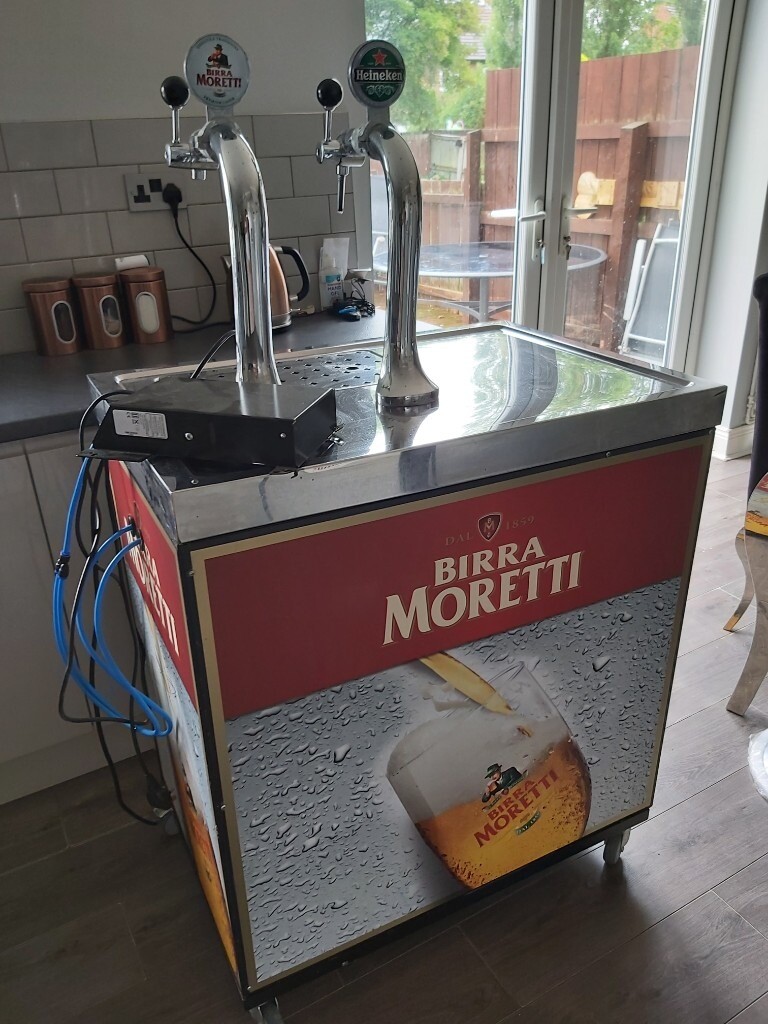 birra moretti beer fridge