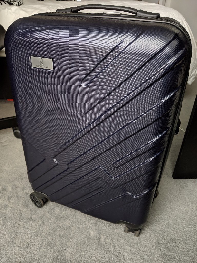 Johnny Walker Limited Edition Small Hard Shell Travel Trolley Hand