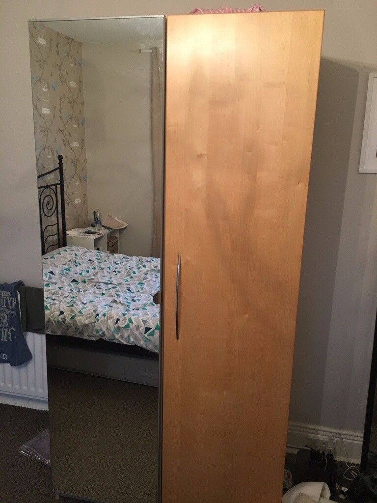 Ikea Pax Wardrobe Oak Veneer 25 Study Table And Book