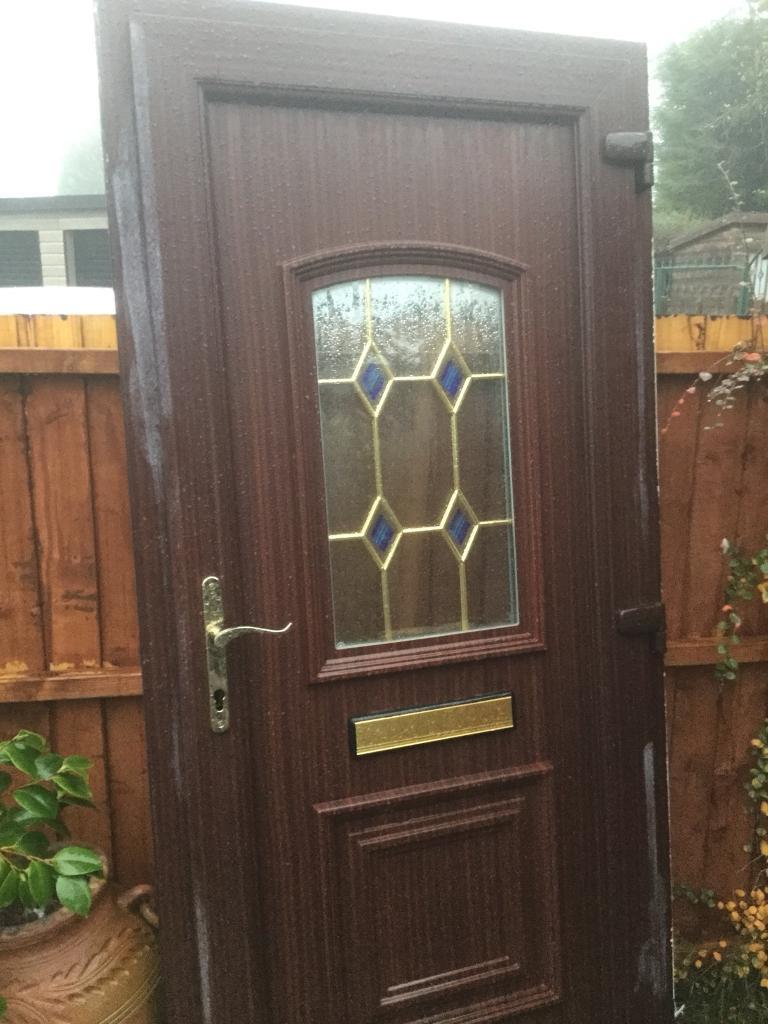 Brown external UPVC door in Rotherham, South Yorkshire Gumtree