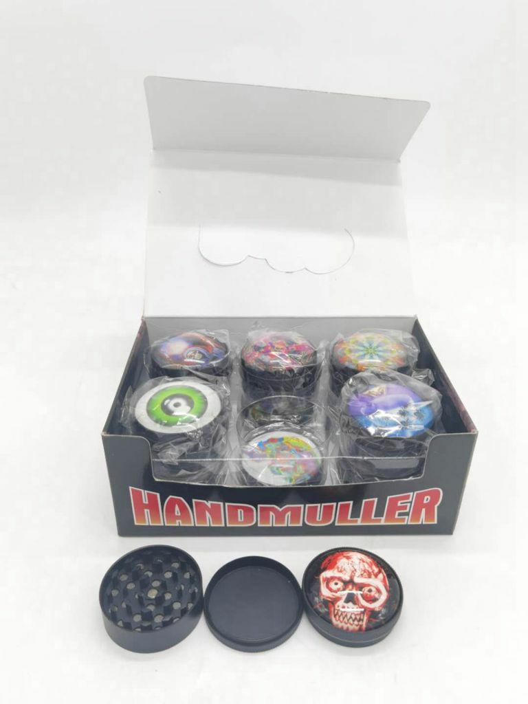 Set 12 Pz Tritatabacco Grinder Trita Erba Tabacco Metallo Spezie Fantasia bal