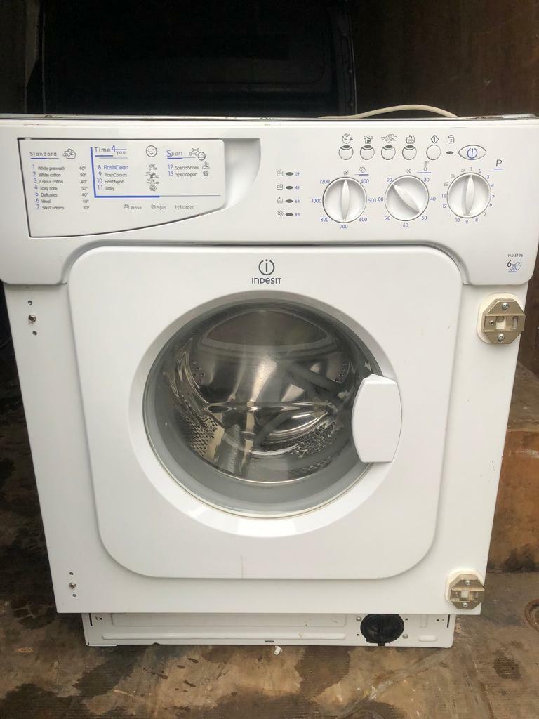 Indesit integrated washing machine delivery avaible in East End