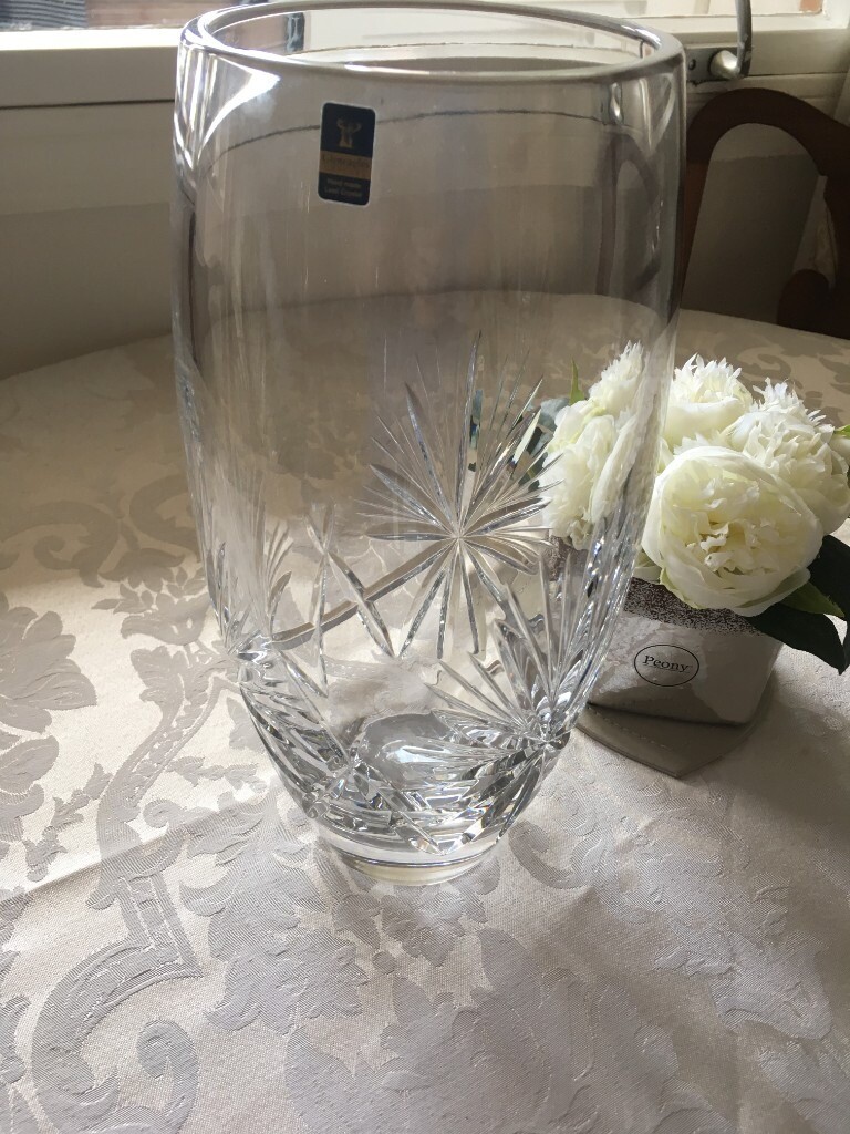 Gleneagles Crystal vase, very heavy crystal. Reduced PRICE!! in