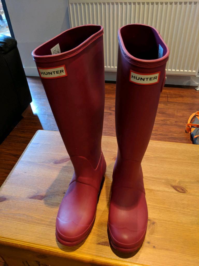Pink women's Hunter Wellies size 4 in Bearsden, Glasgow Gumtree