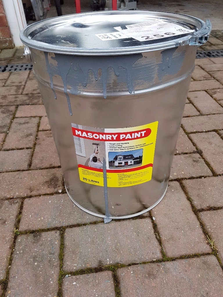Dark Grey Masonry Paint, approx 10 litres in Hedon, East Yorkshire