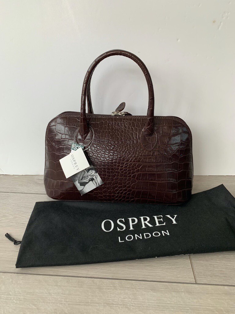 HANDBAG OSPREY THE E/W BUG LEATHER GRAB in Kidlington, Oxfordshire