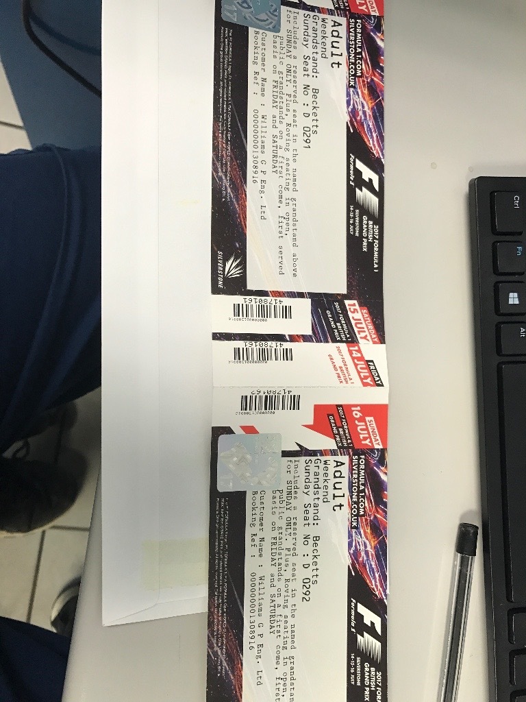 British Grand Prix Tickets F1 Becketts In Lechlade