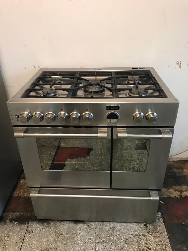 Stoves stainless steel range gas cooker and electric ovens 80cm in