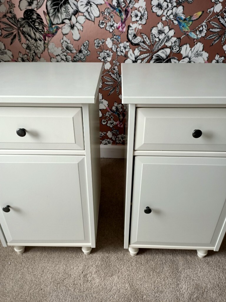 Hemnes White Stain Tv Bench 148x47x57 Cm Ikea