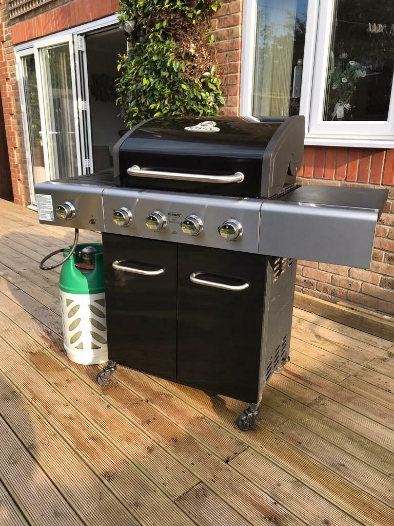 Outback 4 burner BBQ with gas bottle in Gosport, Hampshire Gumtree