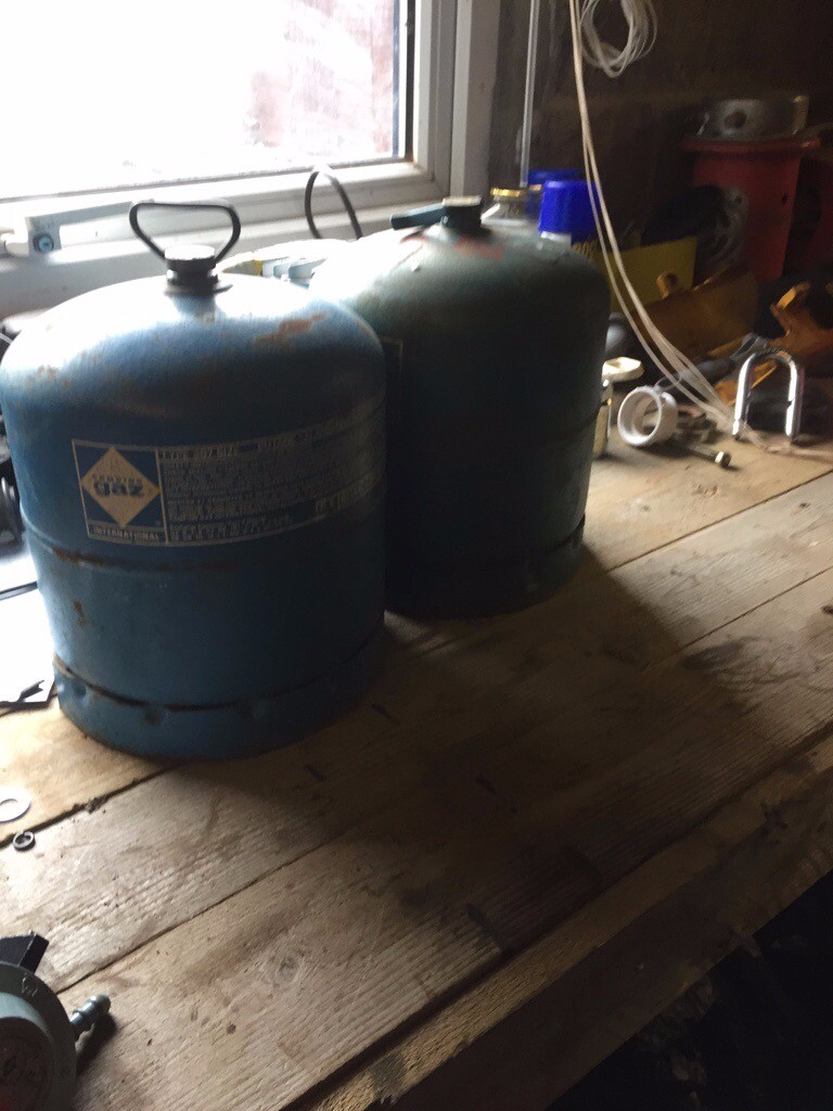 Two full camping gas bottles for sale in Dundee Gumtree