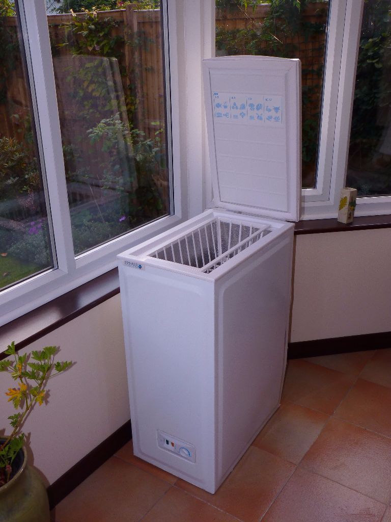 Slim Chest Freezer, Icetech.Storage 57 litres, H 85,W 35, D 50