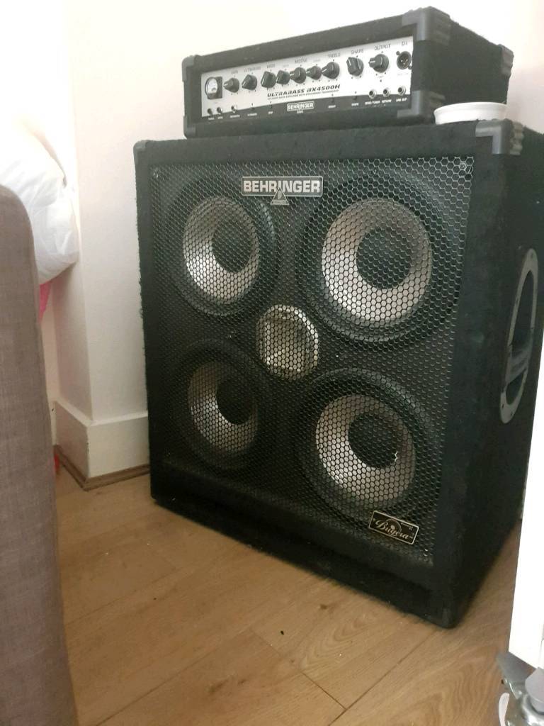 Behringer BA410 1000w Bass Speaker With Amp in Stoke Newington