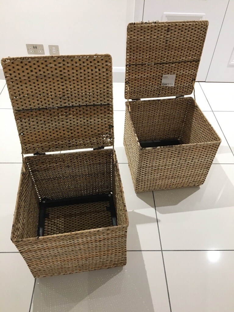 Wicker Cube Storage Boxes in Bromley, London Gumtree