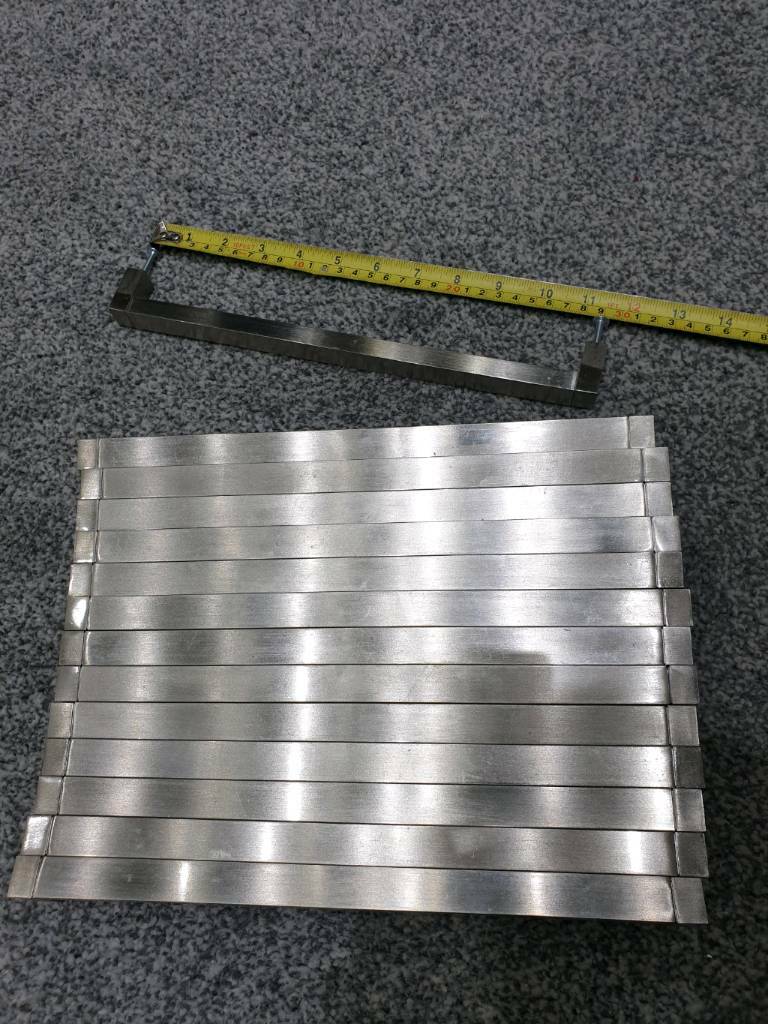 B&Q Brushed kitchen unit door handles x14 in Kilmarnock, East