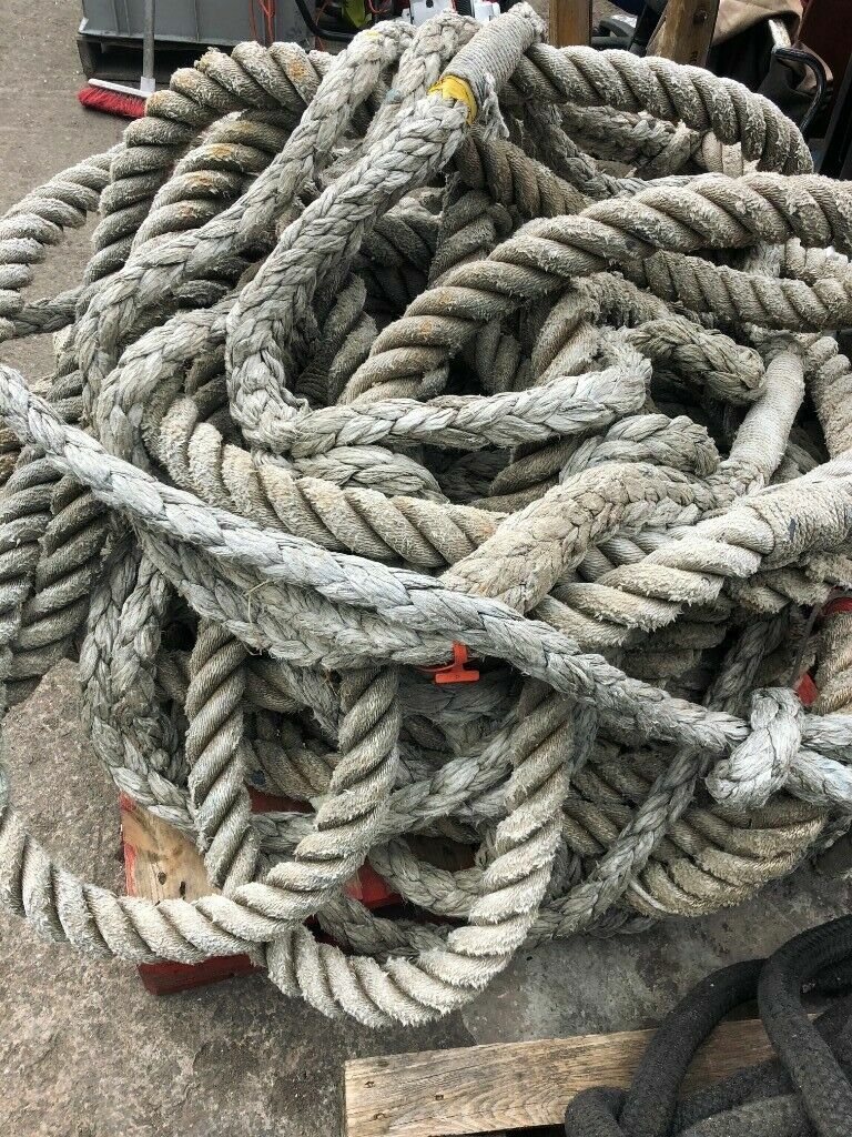MOORING ROPE 50MM X 100 METRES FOR BOATS, GARDEN FENCE, GYM, ART DECOR