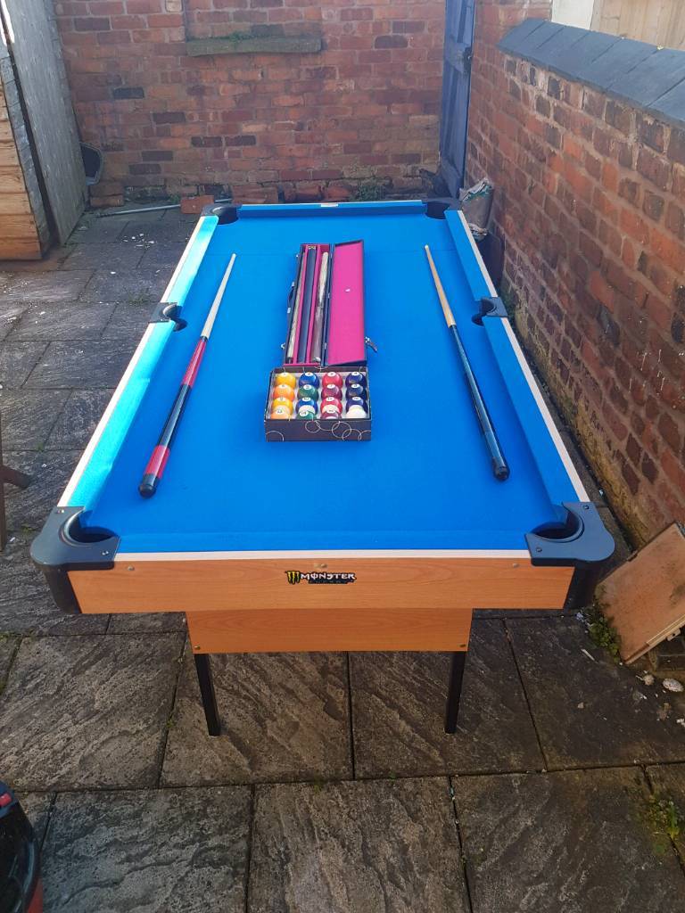 pool table 6ft by 3ft