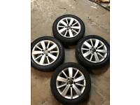Vw alloy wheels 16 inch with tyres audi seat Skoda golf caddy Passat touran 