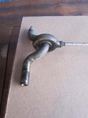 VINTAGE STEEL PITMAN  FROM A 1910 SINGER  TREADLE SEWING MACHINE