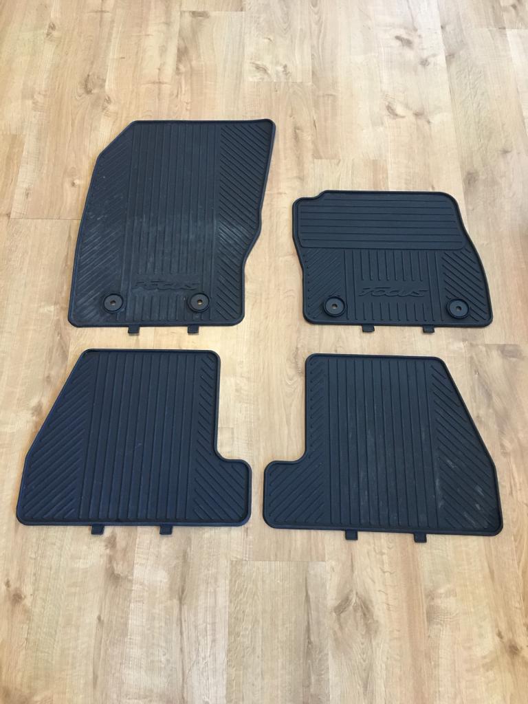 Genuine Ford Focus MK3 092018 Front & Back Rubber Floor Mats all Models 1914008 in Heywood
